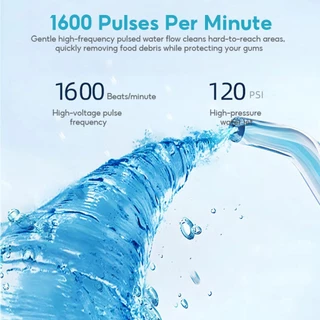 MeeGoo Portable Dental Flosser เครื่องฉีดน้ำฟัน ปรับได้ 4 โหมด 200ml ใช้ได้นาน กันน้ำ IPX7