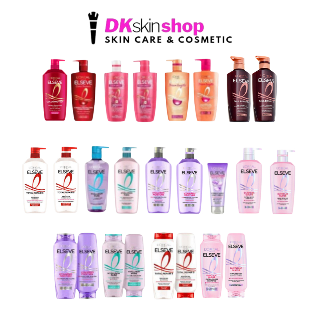 ลอรีอัล ปารีส เอลแซฟ แชมพู/ครีมนวด Loreal Paris Elseve 175มล.- 410 มล.(มี 9 สูตร)