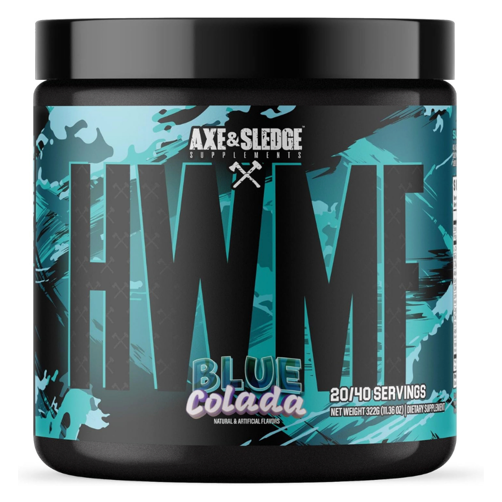 Axe & Sledge HWMF High Stim Pre-Workout Powder | 400mg Caffeine | Pre-Workout for Men & Women with C