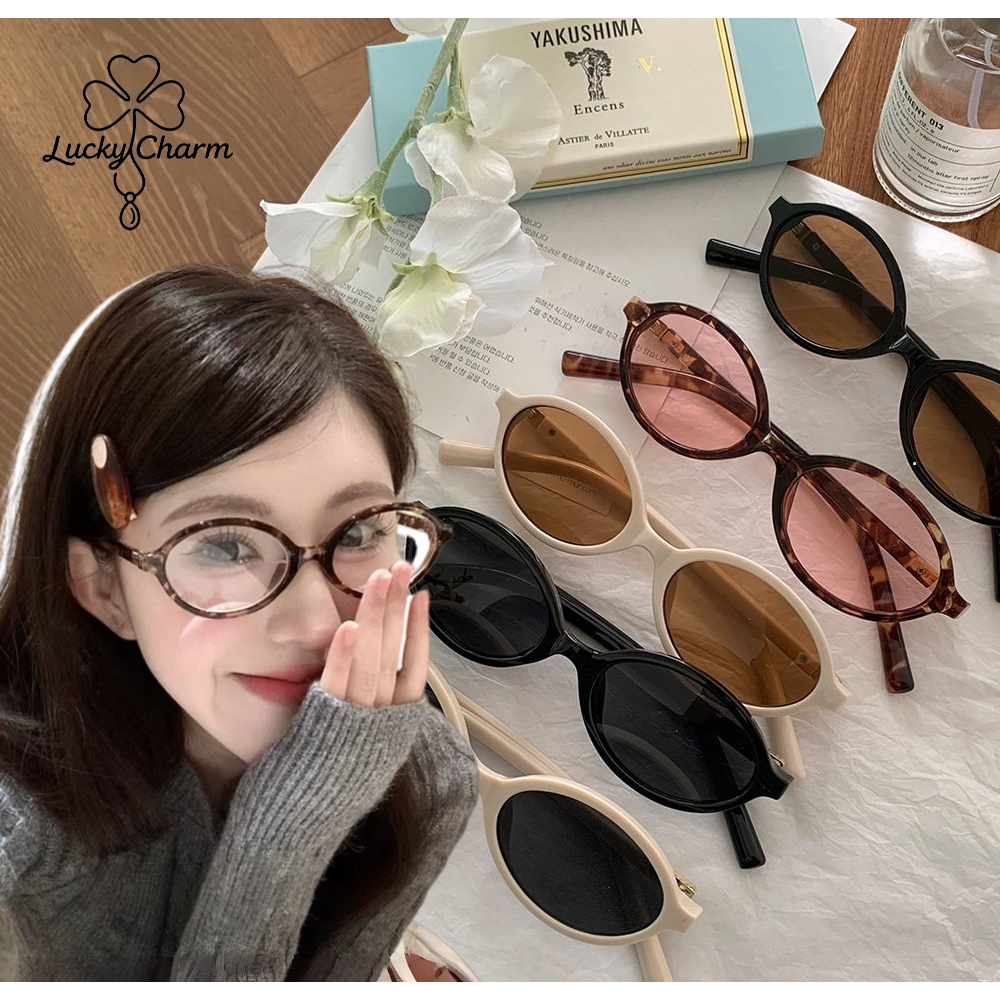 glasses แว่นตา ผู้หญิง leopard วินเทจ ins แนวสตรีท คุณภาพสูง สไตล์ยอดนิยม มีหลายสีให้เลือก COD