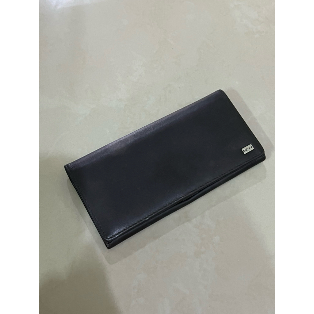กระเป๋าสตางค์หนังแท้ DEVYแท้มือสอง
