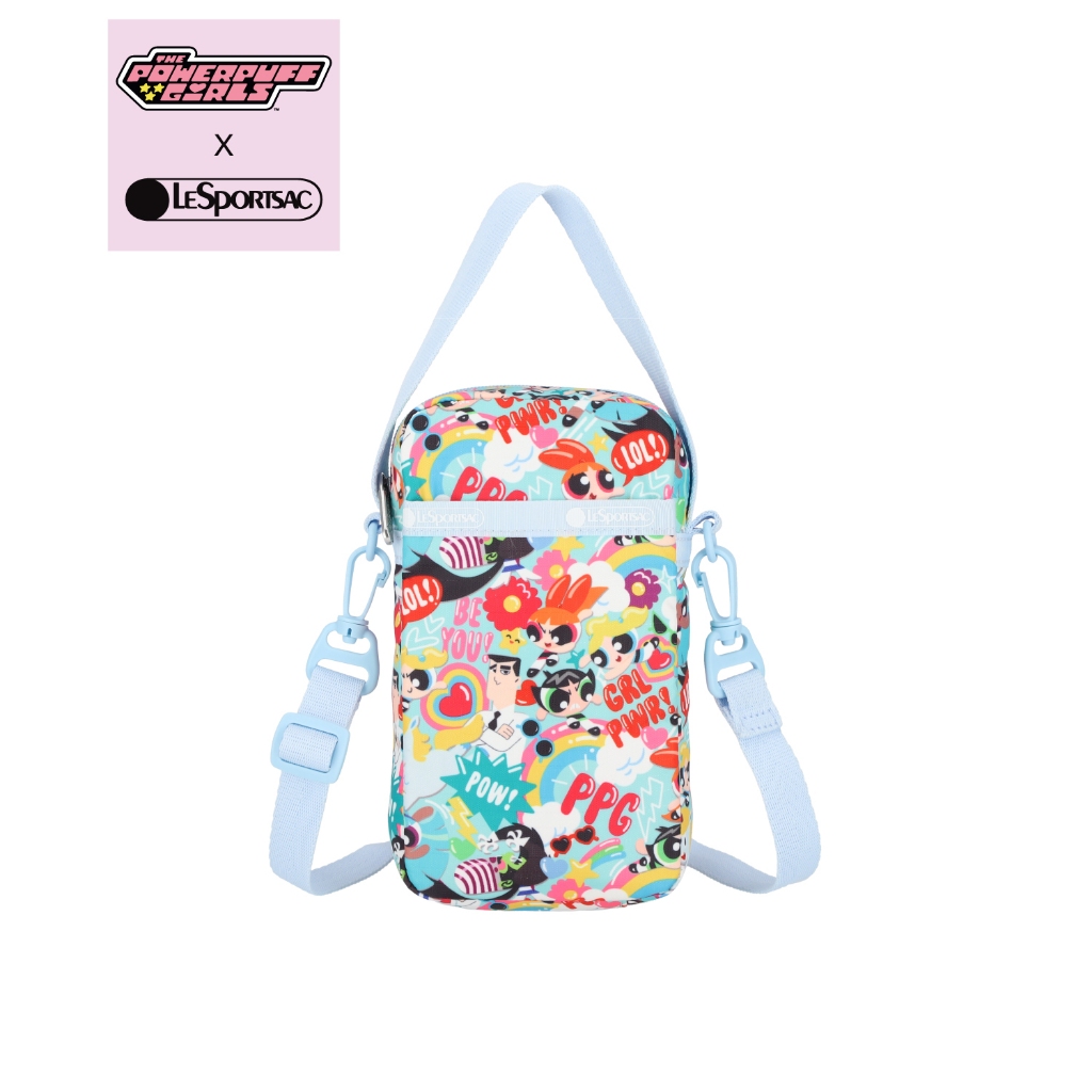 Lesportsac Mini Phone Crossbody Bag กระเป๋าใส่มือถือ Style 3505 Lesportsac x Powerpuff girls ราคา ถูกที่สุด ดีลบีเคเค แกลเลอรีภาพที่ 2