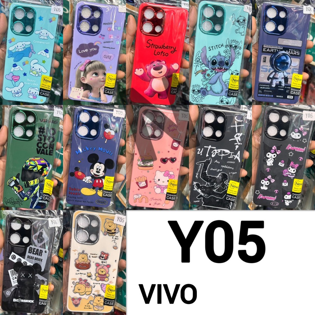 CASE เคส VIVO Y05 - กำมะหยี่ลายการ์ตูน
