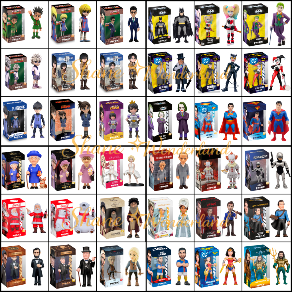 {Pre-Order} MINIX 5" : Anime, DC, Special, Movies, HXH, Attack Titan, Batman, Superman, Hannibal, Mo