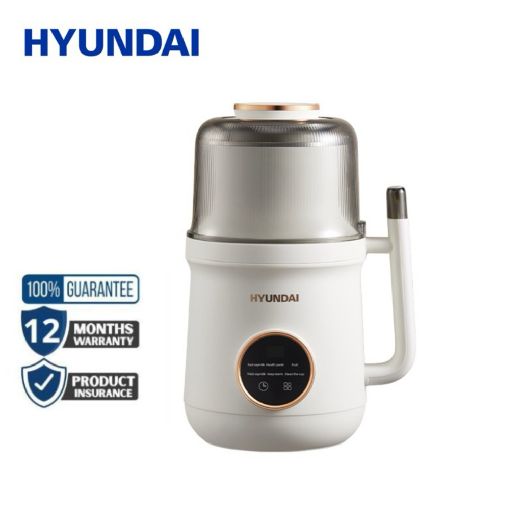 Hyundai เครื่องทำน้ำนมถั่วเหลือง เครื่องปั่นอเนกประสงค์สามารถทำเครื่องดื่มได้หลายเมนู สะดวกรวดเร็ว อุ่นเครื่องอัตโนมัติ