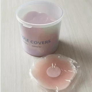 แผ่นแปะจุกนม ซิลิโคน กันโป๊ Nipple Cover บางเนียน กันน้ำ ใช้ซ้ำได้ 4 ชิ้น / 16 ชิ้น