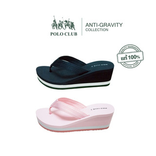 POLO CLUB รองเท้าแตะ รุ่น AG-2014  | รองเท้าแตะผู้หญิง สูง 2.75 นิ้ว