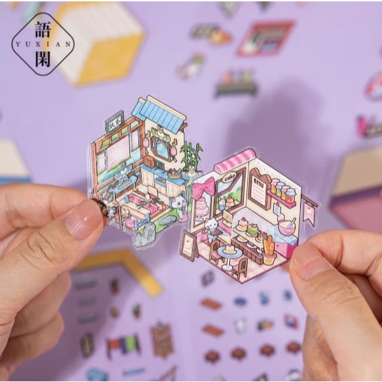 ส่งด่วน กทม. แบบเล่ม 12 ฉาก Deco Scene Stickers สติกเกอร์ รูปที่ 6