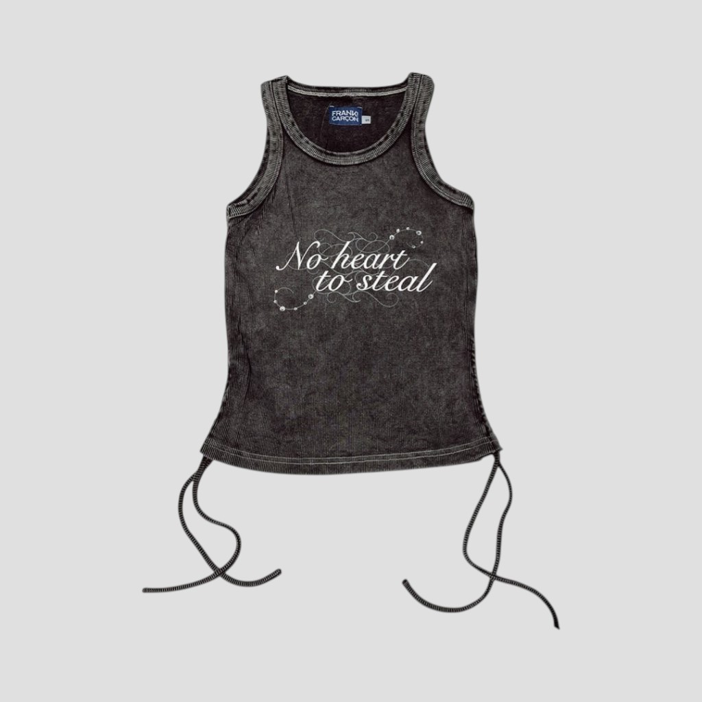 Black wash Tank top | เสื้อกล้าม