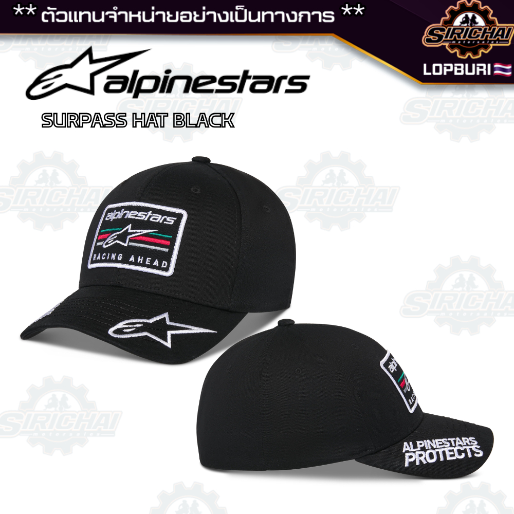 หมวกแก๊ป Alpinestars SURPASS HAT BLACK ของแท้ 100%✅