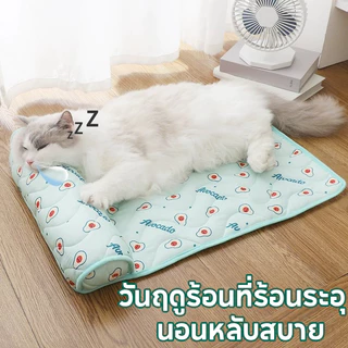 Pet Coolmat แผ่นรองนอนสัตว์เลี้ยง เบาะเย็นแมว แผ่นเย็นแมว เย็นสบาย นุ่มนวล สบายตัว ระบายอากาศดี