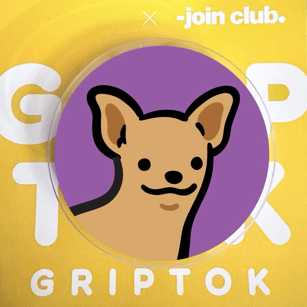 [pre-order] Join The Club Griptok - Chihuahua Brown Pop Dog Collection
