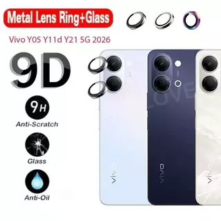 ฟิล์มกระจกกันรอยเลนส์กล้อง For Vivo Y31D Y05 Y11D เลนส์กล้อง Ring