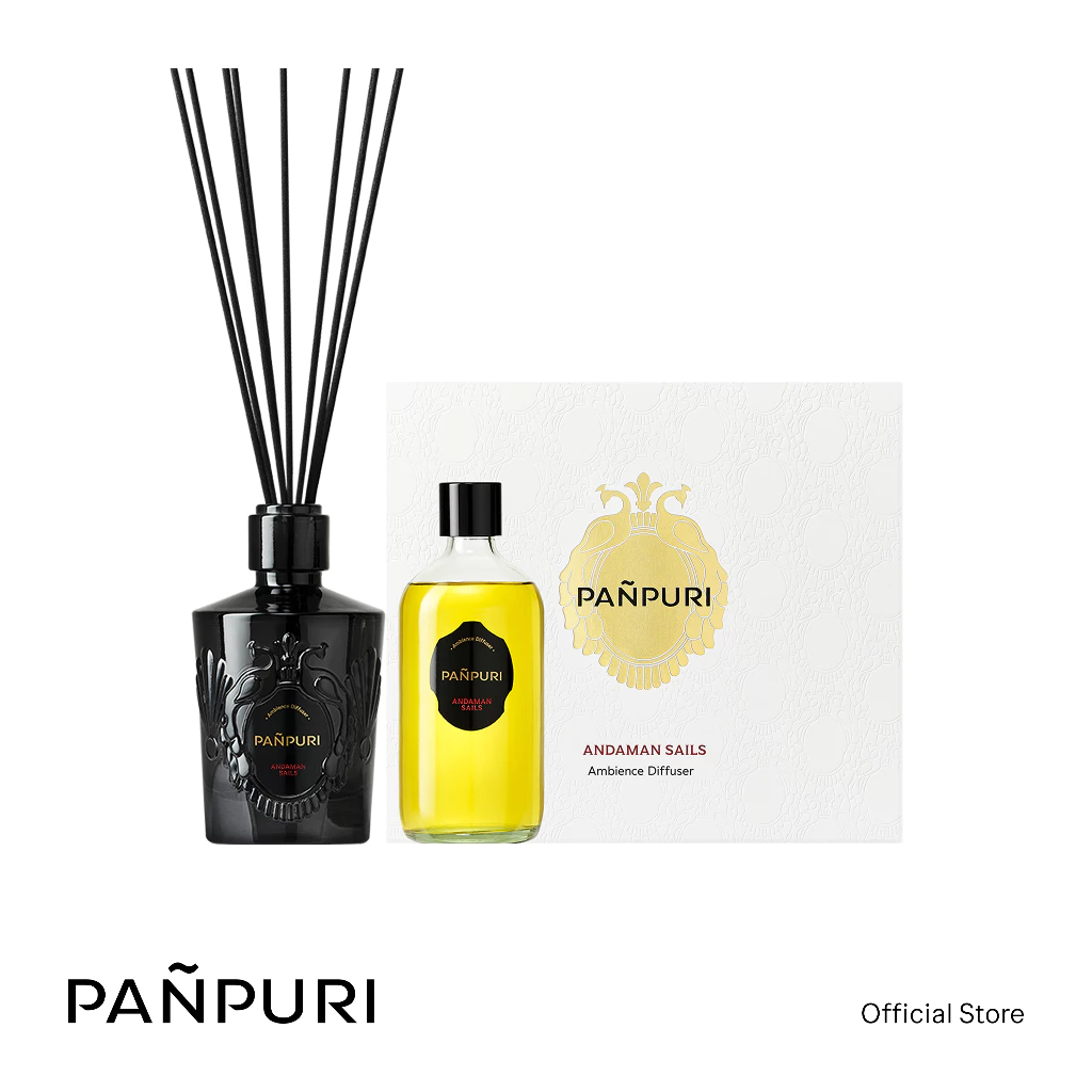 PANPURI Ambience Diffuser 450ml ปัญญ์ปุริ ก้านไม้หอม ก้านไม้หอมกระจายกลิ่น 450 มล.
