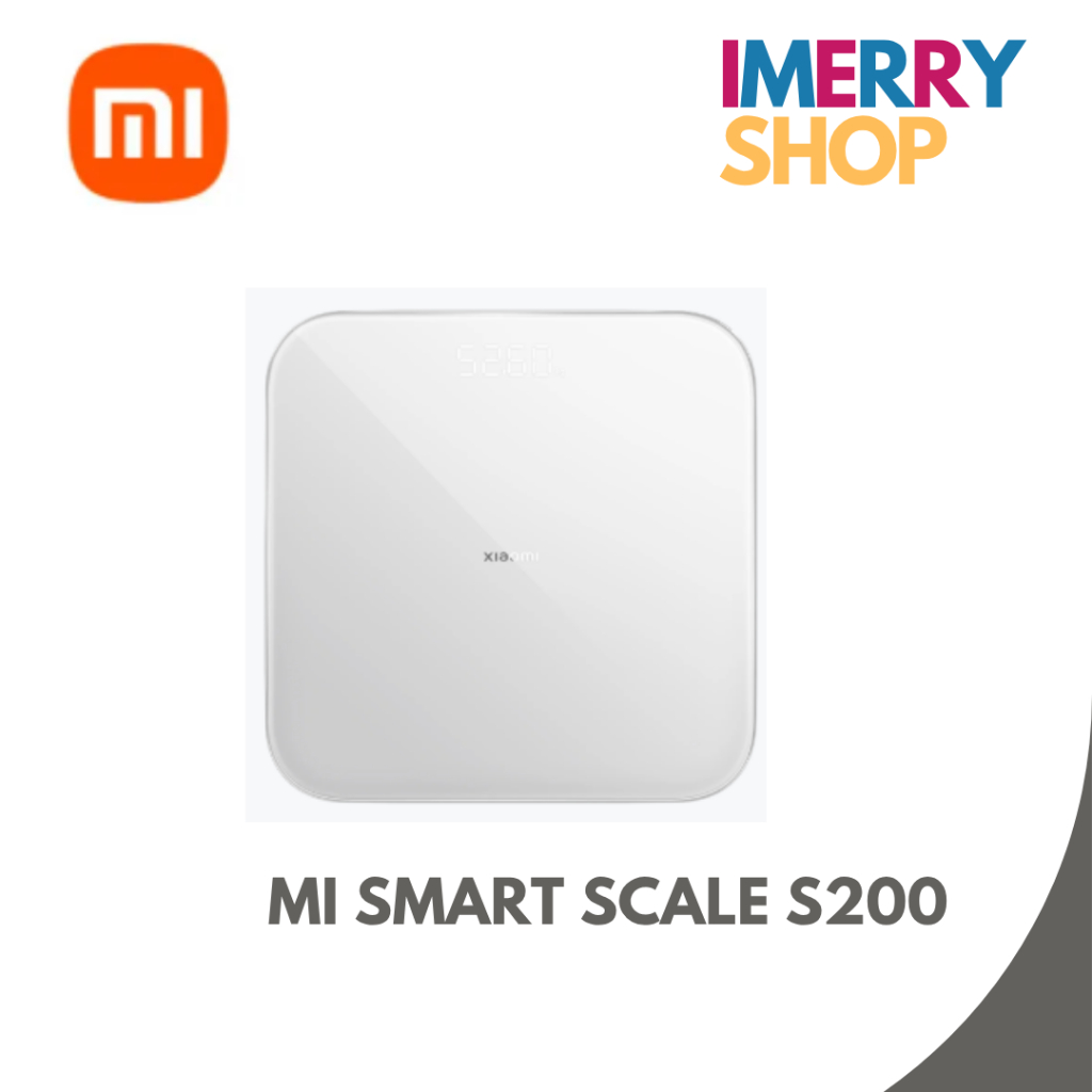 Xiaomi Mijia Smart Weight Scale S200 เครื่องชั่งน้ำหนัก เชื่อมต่อกับแอป Mi Home รองรับการเชื่อมต่อ B