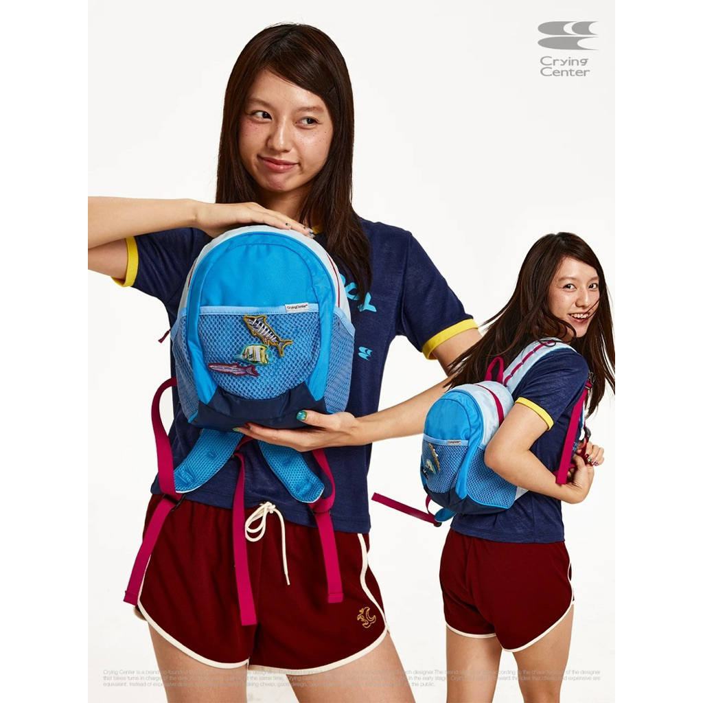 CryingCenter กระเป๋าเป้/แบคแพคสะพายหลัง Mini Pin Fish Backpack (8.2L) 2026