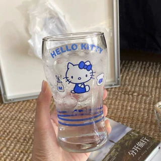 แก้ว Hello Kitty 410 มล วัสดุแก้ว พร้อมส่ง