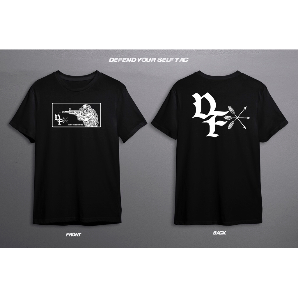 เสื้อยืด Tactical (HUNT OR BE HUNTED)