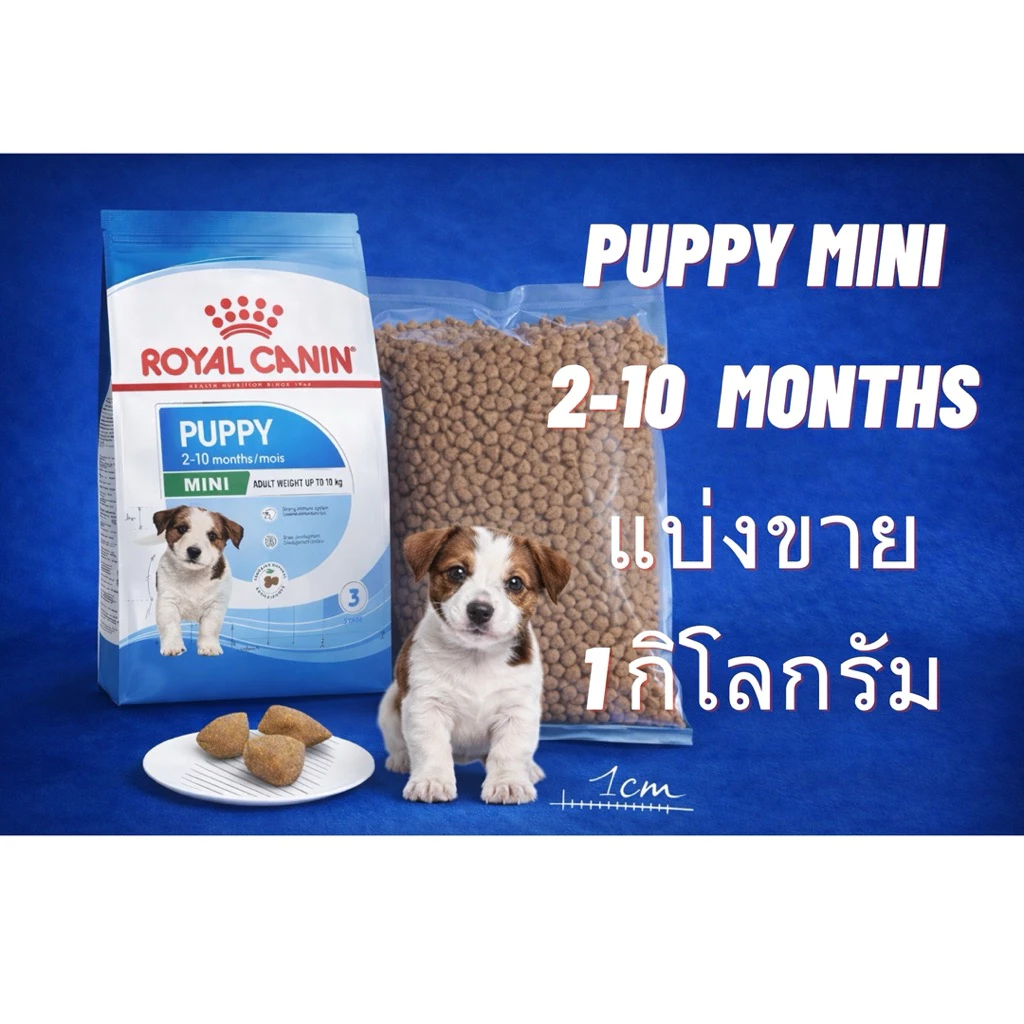 (PUPPY) Royal Canin Mini Puppy ^^อาหารเม็ดลูกสุนัขพันธุ์เล็ก แบบแบ่งขาย 1 กิโลกรัม