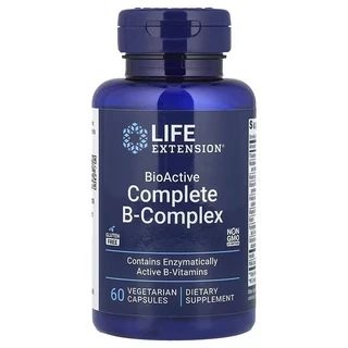 Life Extension Bioactive Complete B-Complex , 60 Vegcaps (No.3835)