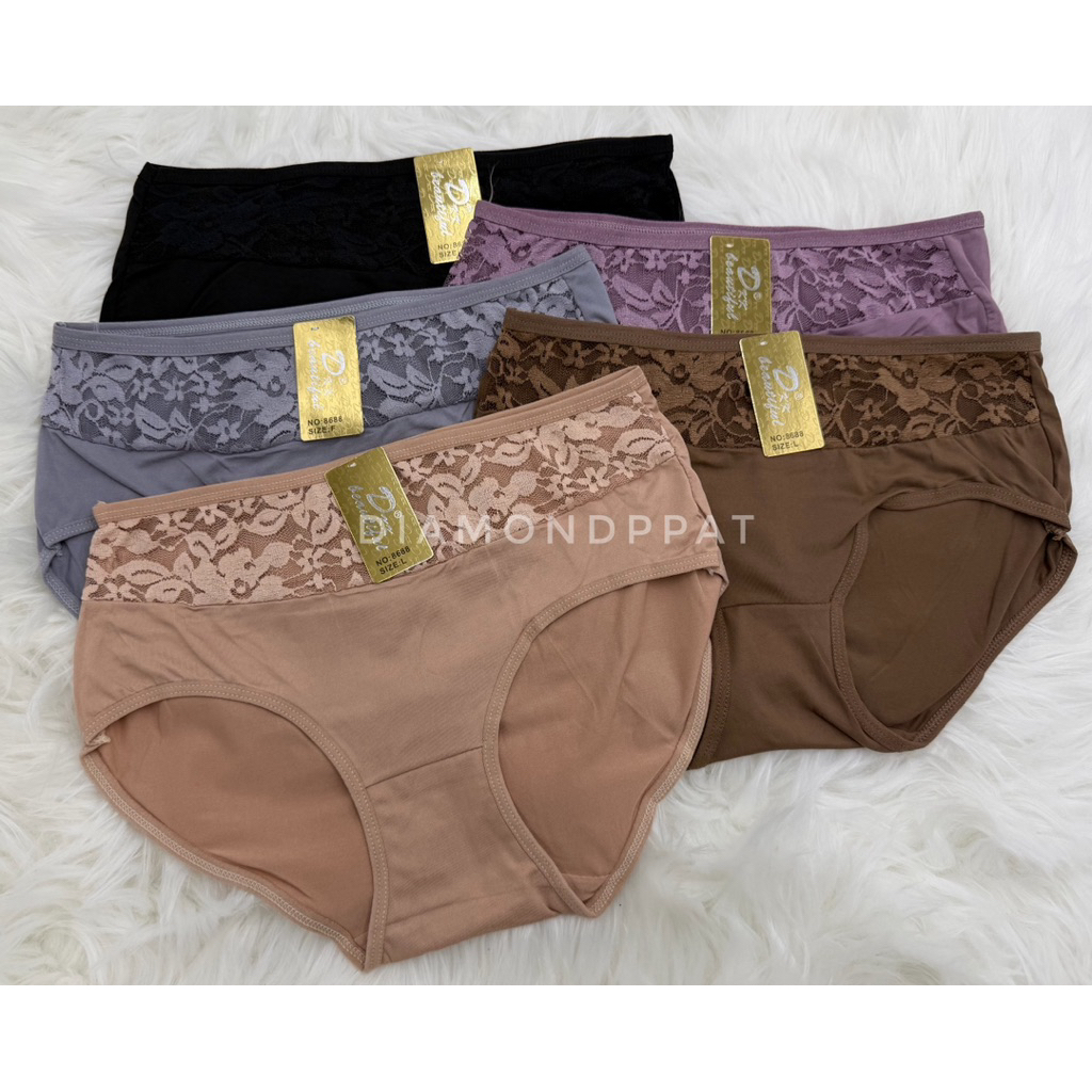 (10ตัว)กางเกงในผู้หญิง10ตัว129บาทM-L*สินค้ามีราคาส่ง*อาลี้ลูกไม้หน้าทั้งแถบ ราคา ถูกที่สุด ดีลบีเคเค แกลเลอรีภาพที่ 3