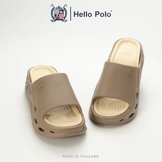 Hello Polo รองเท้าแตะผู้หญิง รองเท้าแตะแพลตฟอร์ม พื้นถอดล้างได้ เบาสบาย อ่อนนุ่ม วัสดุ EVA ลำลอง แฟชั่น รุ่น HP8066