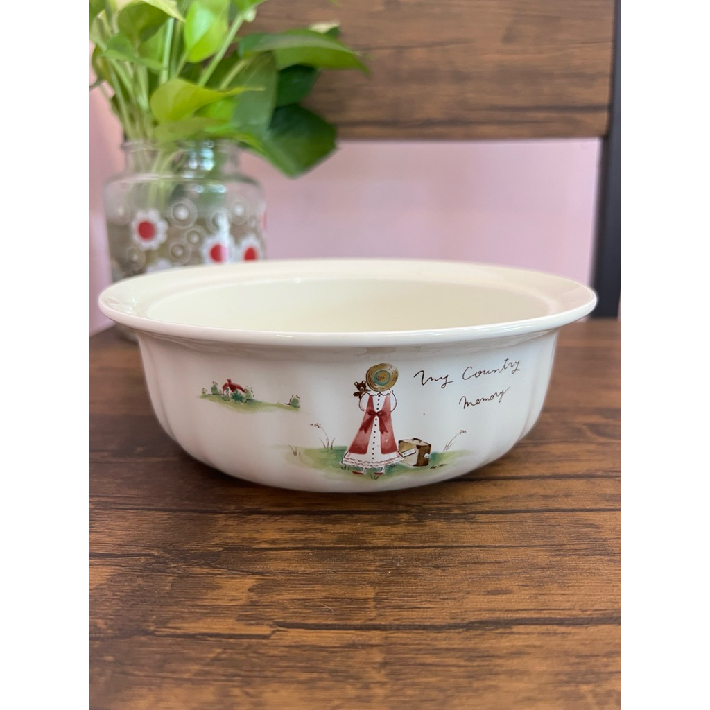 BW0326.0602 - ชามแกง ลายน่ารัก ขนาด 7x2.2”