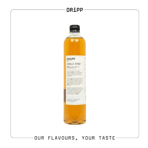 DRiPP Flavour - Vanilla 760ml น้ำเชื่อมกลิ่นวนิลลา (ตราดริพ) / Vanilla Flavor Syrup (DRiPP Brand)