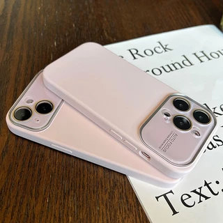 CrashStar With Logo พร้อมโลโก้ หน้าต่างบานใหญ่ ซิลิโคนเหลวแบบนุ่มเคสโทรศัพท์ iPhone 17 16 15 14 13 12 11 Pro Max Plus