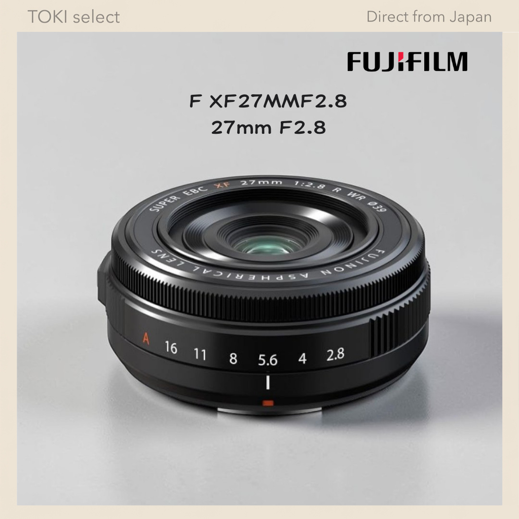 FUJIFILM XF27mm F2.8 WR Lens X Mount Pancake Compact Prime Weather Resistant
