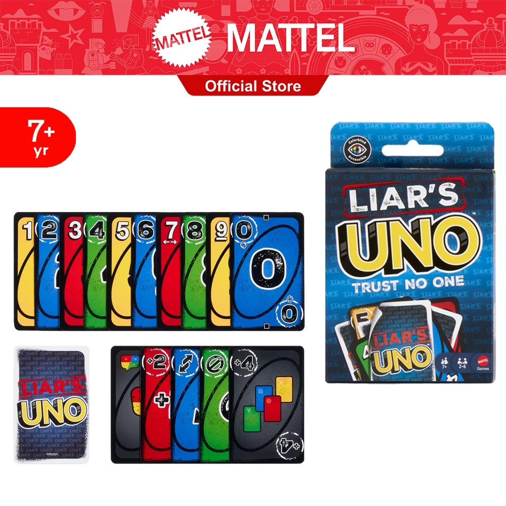 Liar's UNO Card Game เกมการ์ด อูโน่จอมลวง JLH43 VN