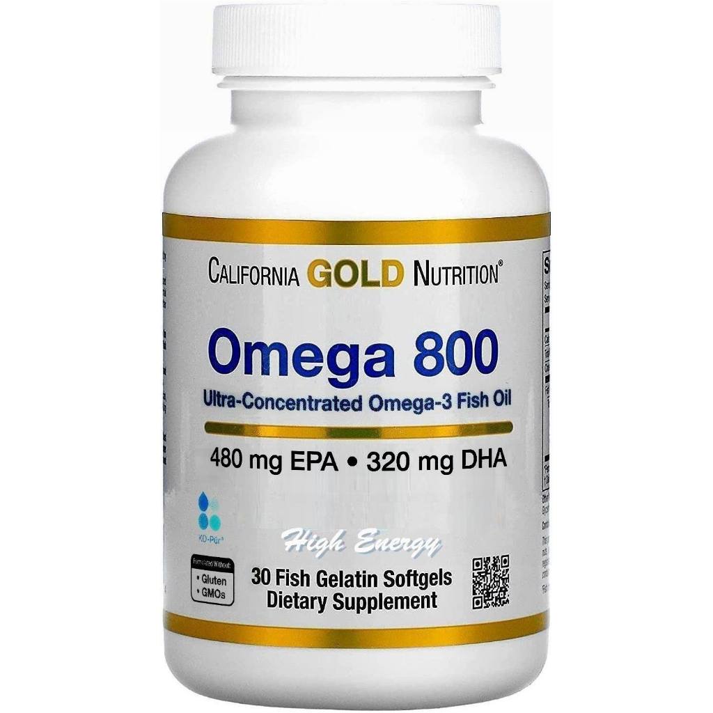 California Gold Nutrition®, Omega 800, 80% EPA-DHA, 1000 mg