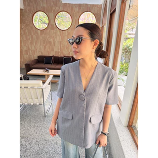 GiGi Bow (เสื้อกระดุมโบว์หลัง) 🎀 ผ้าoriginal #เว้าหลัง