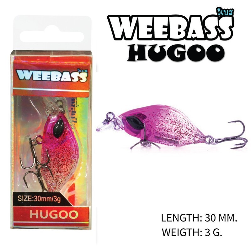 WEEBASS LURE เหยื่อปลั๊ก - รุ่น HUGOO SINKING 30mm/3g เหยื่อปลอม /