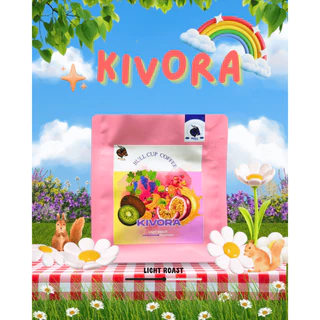 เมล็ดกาแฟคั่วอ่อน KIVORA (หมักยีสกลิ่นกีวี่และเสาวรส KIWI,Passion Fruit) Colombia Specialty Coffee