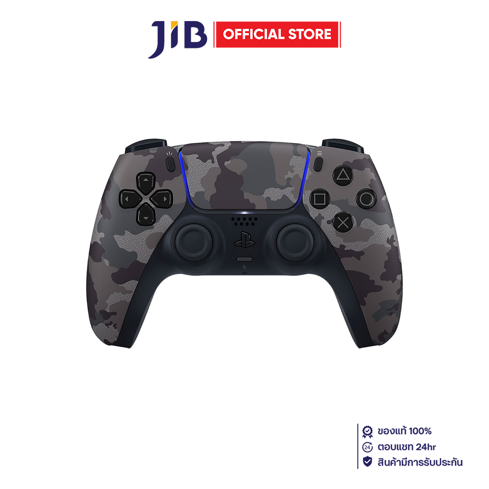 WIRELESS CONTROLLER (คอนโทรลเลอร์ไร้สาย) SONY DUALSENSE - GREY CAMOUFLAGE CFI-ZCT2G06