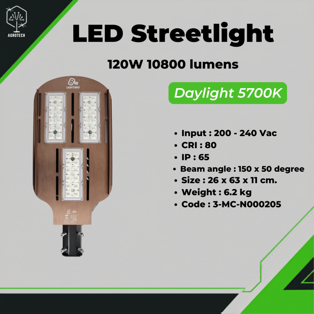LED Street Light 5700K 130W 10800lm
