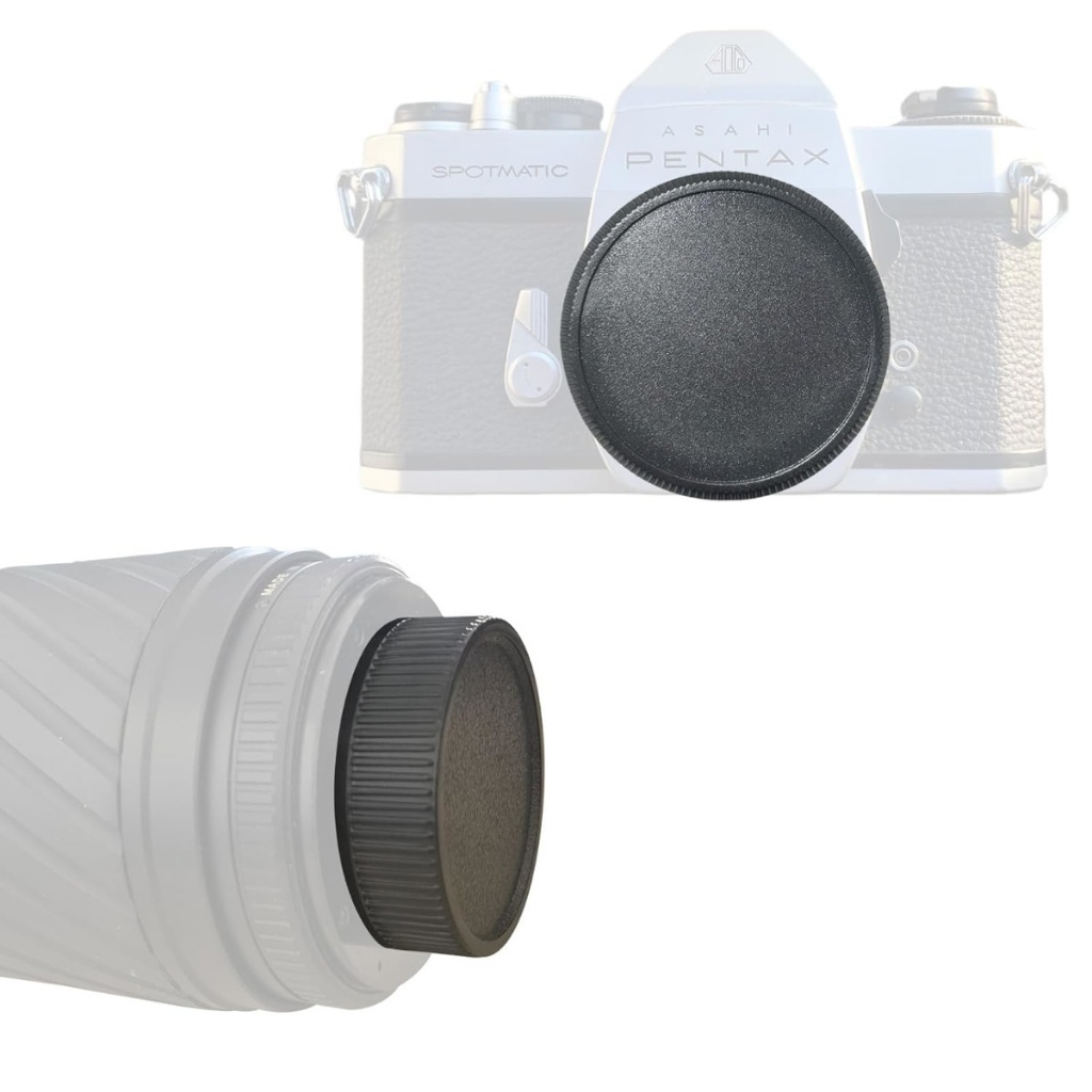 Rear Lens Cap + Body Cap  ชุดฝาปิดท้ายเลนส์ ฝาปิดหน้ากล้อง Mount M42 ราคา ถูกที่สุด ดีลบีเคเค แกลเลอรีภาพที่ 2