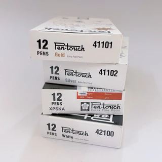 (12 ด้าม) ปากกาเพ้นท์ Sakura Pentouch ยกกล่อง สีเดียว