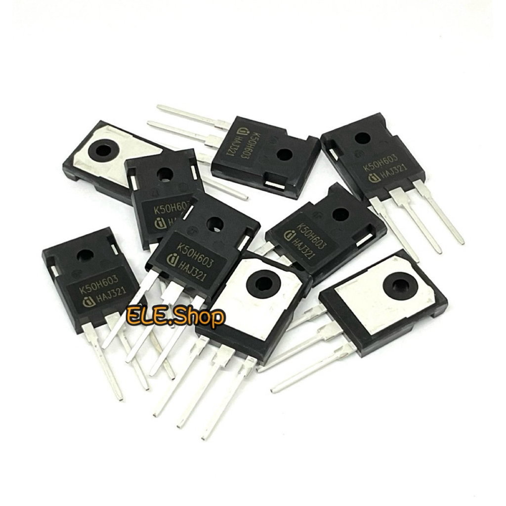 K50H603 K 50H603 ทรานซิสเตอร์ IGBT 600V 50A TO-247 High Speed Switching พร้อมส่ง