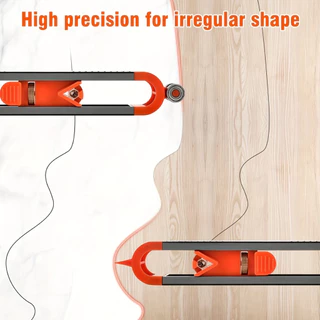 เกจวัดรูปทรง Contour Gauge เครื่องมือวัดรูปร่าง เครื่องมือทำสำเนารูปร่าง งานไม้ กระเบื้อง หินอ่อน วัดงานไม้ไม้บรรทัดโค้ง