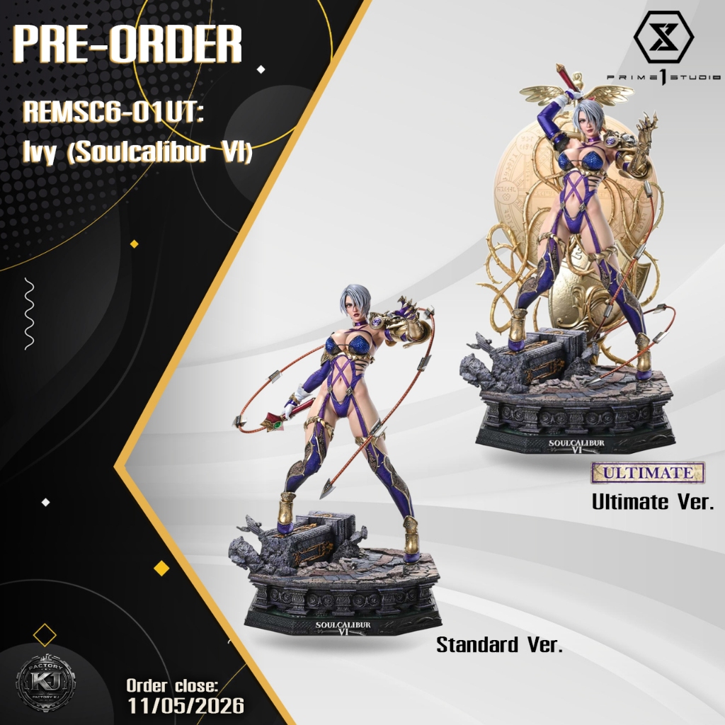 Pre-order Prime 1 Studio REMSC6-01UT: Ivy (Soulcalibur VI) Scale 1/4