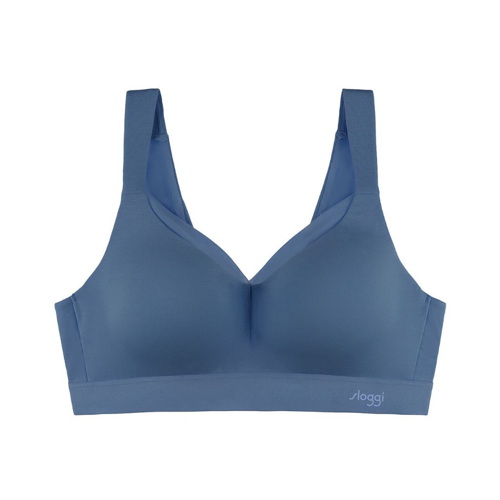 sloggi สปอร์ทบราคัพทรงเต็มไม่มีโครง รุ่น sloggi Basic Sporty Cool HP2 รหัส 10223245 สีน้ำเงิน 00XX