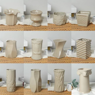 แจกันเซรามิคจัดดอกไม้ คละเกรด ของแต่งบ้าน ตกแต่งบ้าน พร้อมส่ง