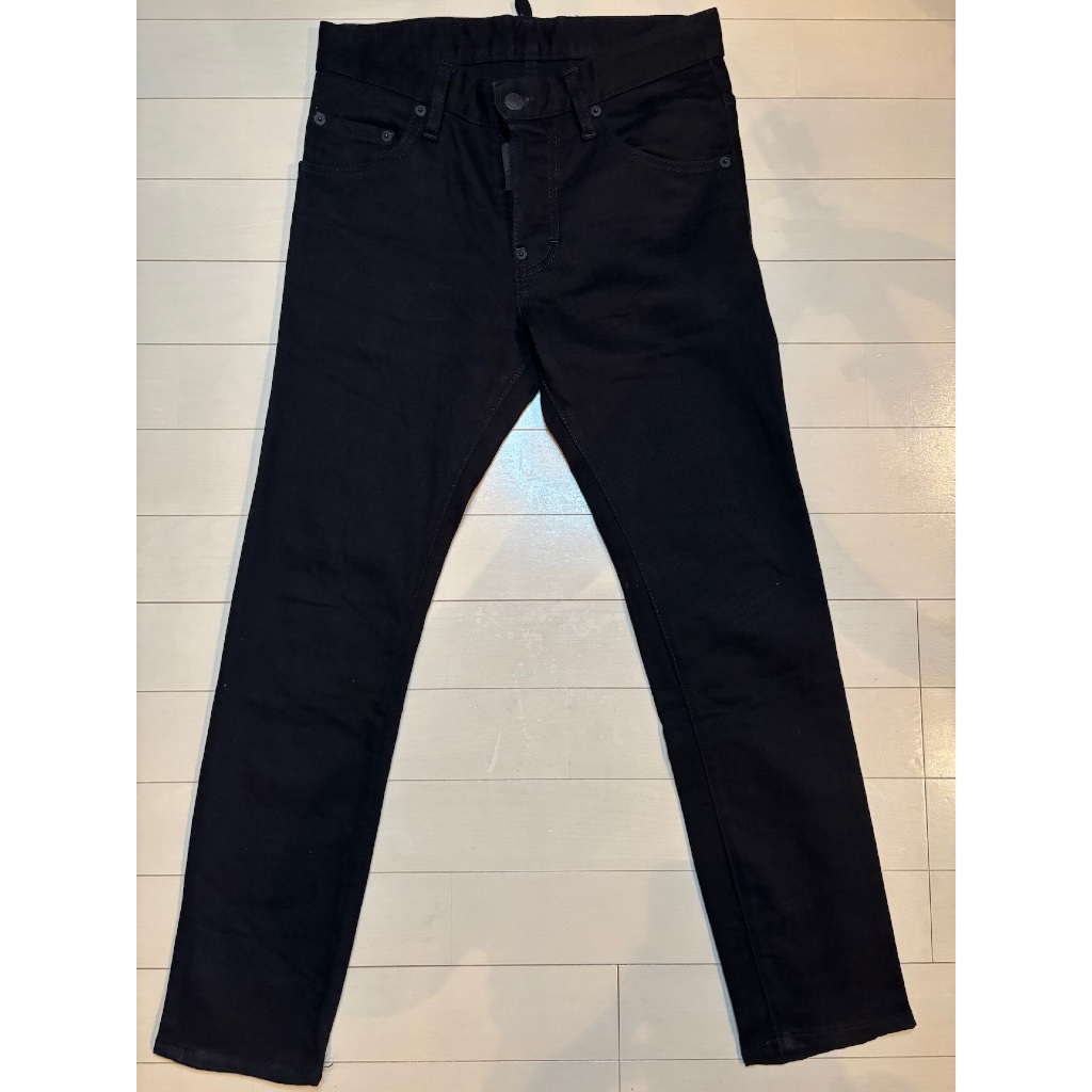 【MADE IN ITALY】DSQUARED2 Skater Jean 24-7STAR Black Denim