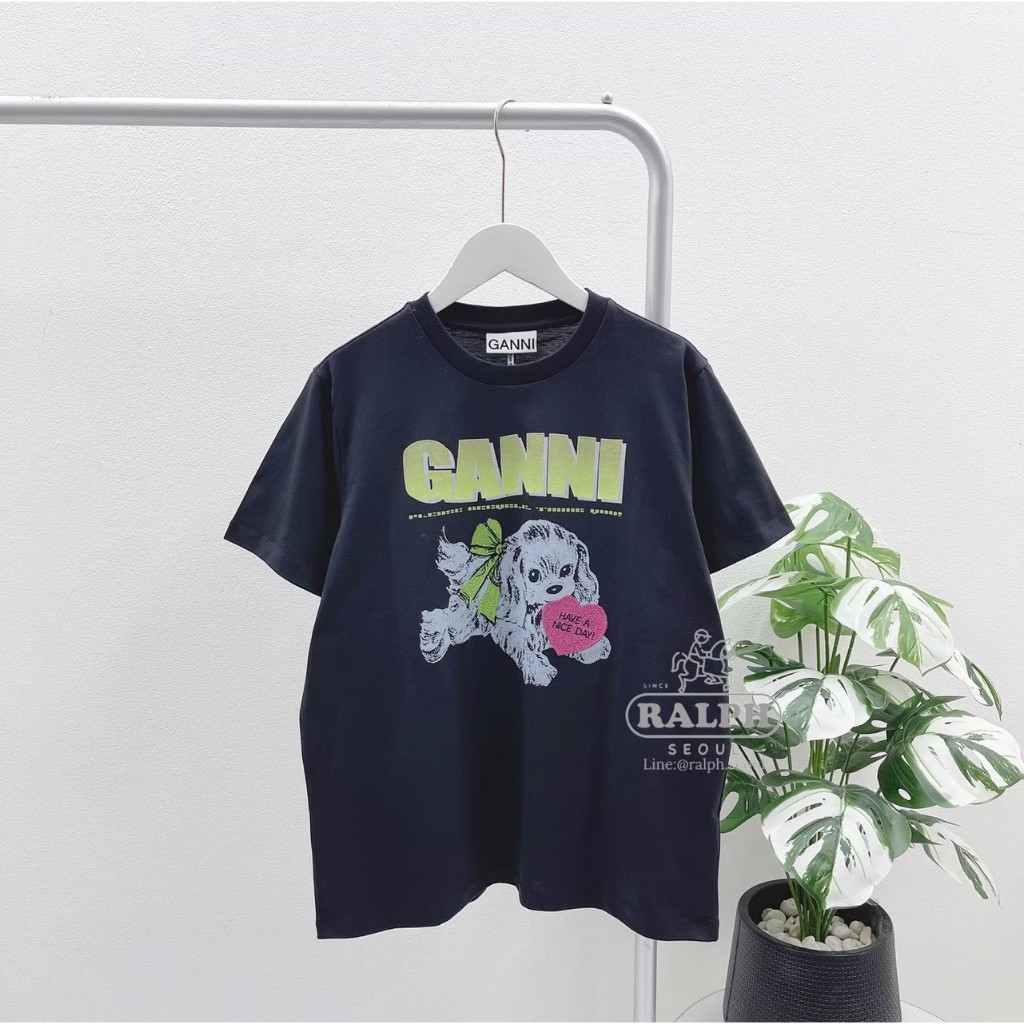 Ganni Doodle T-Shirt (Black)