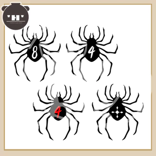 📦 พร้อมส่ง 📦 tattoo แทททู hunter x hunter - shizuku | Phаntоm Trоupе | Spider Tattoos