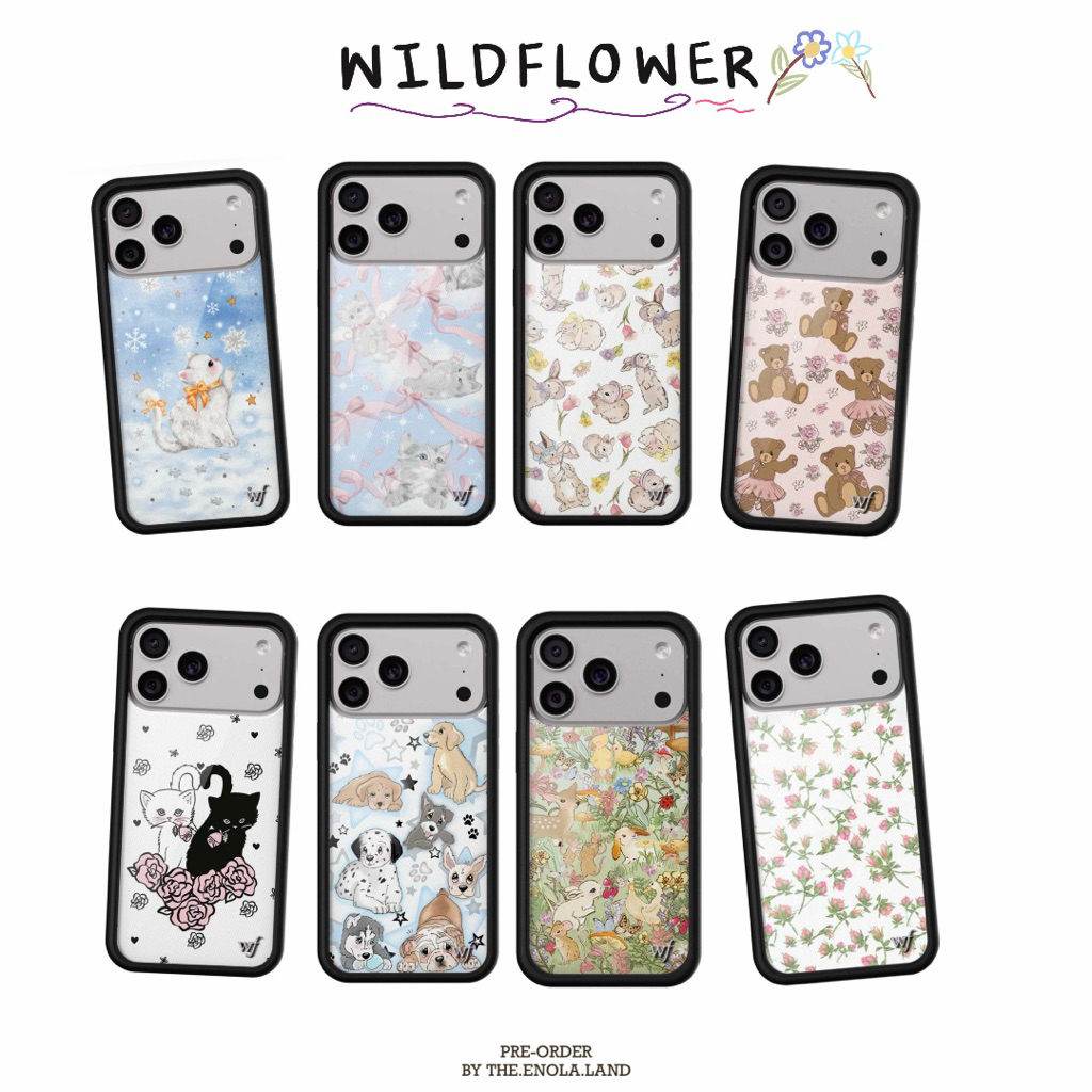 ʕ•ᴥ•ʔ ── 𝐏𝐫𝐞-𝐎𝐫𝐝𝐞𝐫🍀 ・ﾟ𝐖𝐢𝐥𝐝𝐟𝐥𝐨𝐰𝐞𝐫 𝐜𝐚𝐬𝐞𝐬 𝐀𝐬𝐢𝐚 🌷ของแท้ 💯