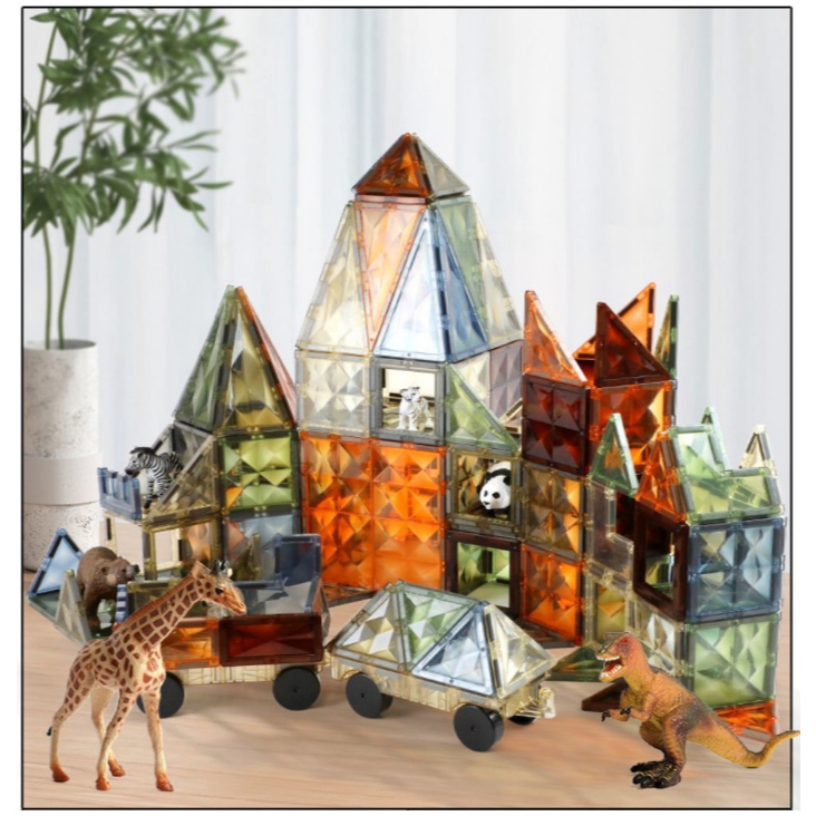 Magnetic 🧲🏰 ตัวต่อแม่เหล็ก Magnetic Tiles ชุด Nature Colors