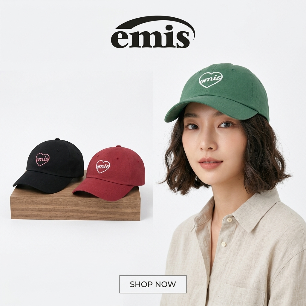 🔥 [พร้อมส่ง] หมวกแก๊ป EMIS WAPPEN BALL CAP โลโก้ต้นฉบับ Unisex คู่รัก ยอดนิยม ส่งฟรีไวมาก ของแท้ 100% ยินดีคืนเงิน